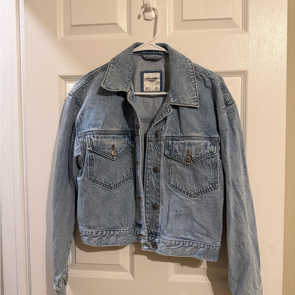 Abercrombie & Fitch Light Blue Jean Jacket